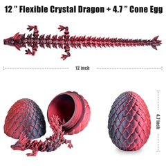 LOCYFENS 12 inch dragon fully poseable for creative setups.
