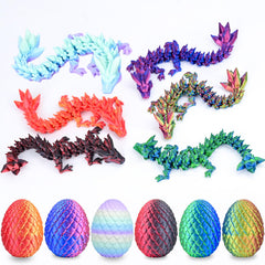 LOCYFENS dragon egg six-pack on desktop for display and collection.