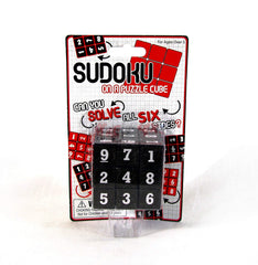 Loftus Sudoku Cube side view shows compact travel ready puzzle