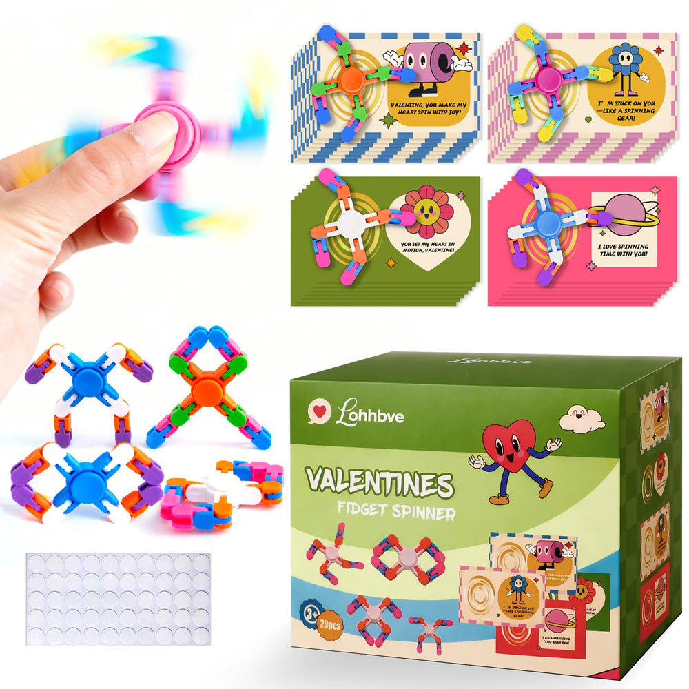 Lohhbve transformable fidget spinners offer versatile shapes for creative classroom play