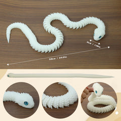 Lohoee 24in snake figurine, ideal gift for collectors.