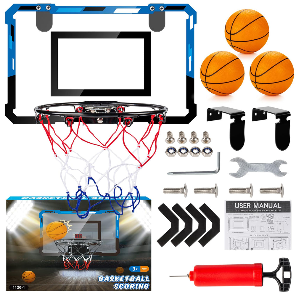 Loiley basketball mini hoop family playtime with kids and adults.