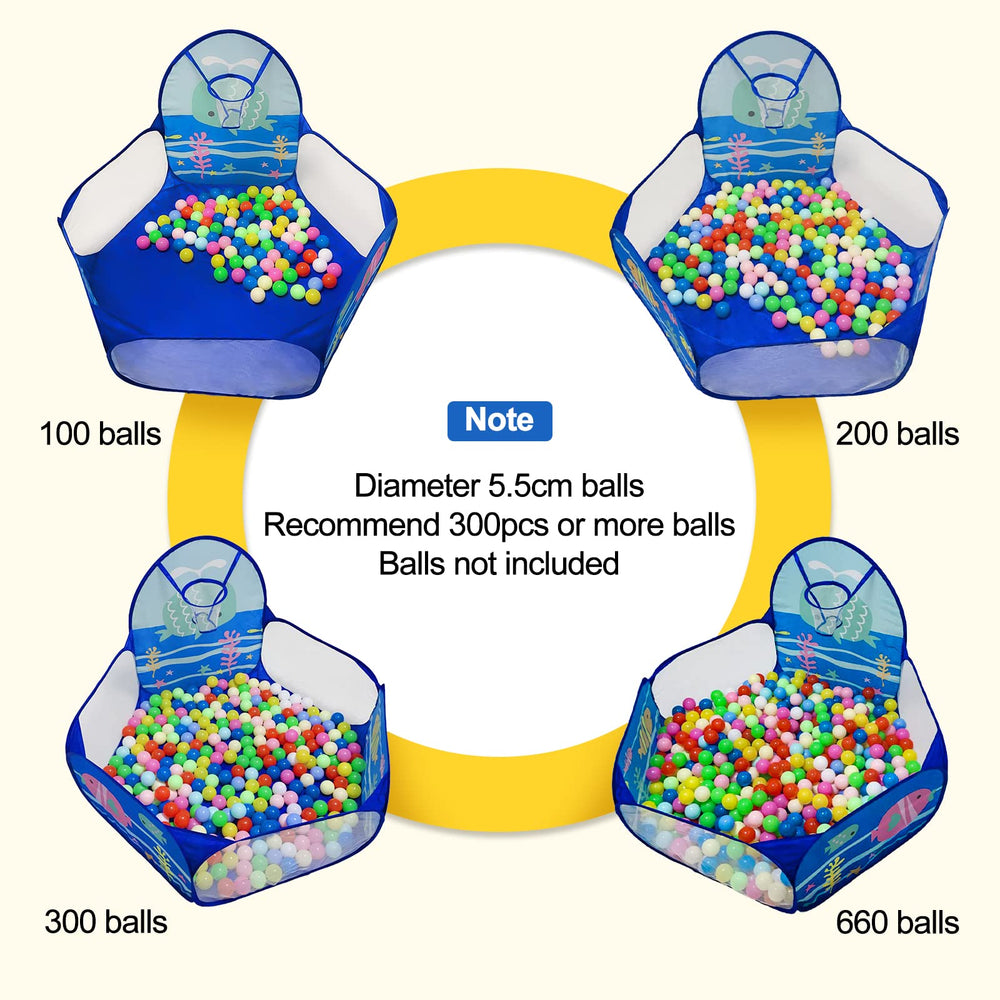 LOJETON Ball Pit Indoor Outdoor Use for versatile play spaces.