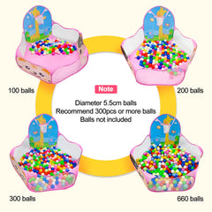 LOJETON ball pit portable design with easy carry handle