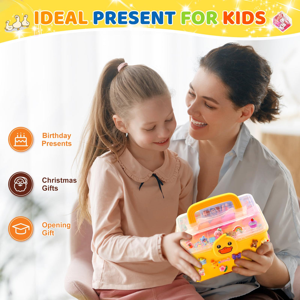 Lokuc Duck Theme Nano Tape Bubble Kit straws and scissors enable precise shaping.