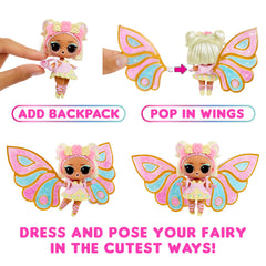 L.O.L. Surprise! Fairies Tots playmat used to design wings at home.