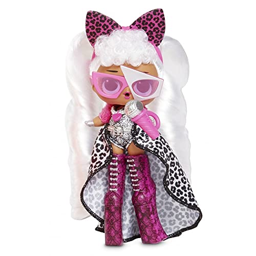LOL Surprise JK Diva doll stand included for posing and display