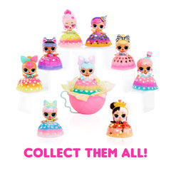 L.O.L. Surprise! Mix & Make Birthday Cake Tot playset for creative dress-building fun.