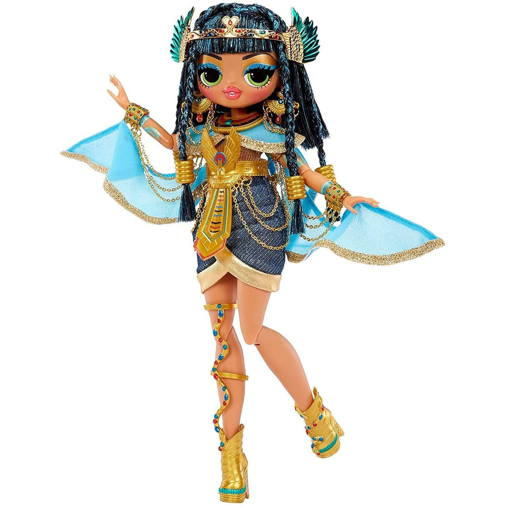 LOL Surprise OMG Fierce Cleopatra doll unboxing reveals a display-ready keepsake.
