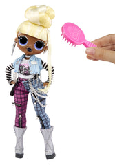 L.O.L. Surprise! OMG Melrose packaging and accessories highlight the unboxing delight.