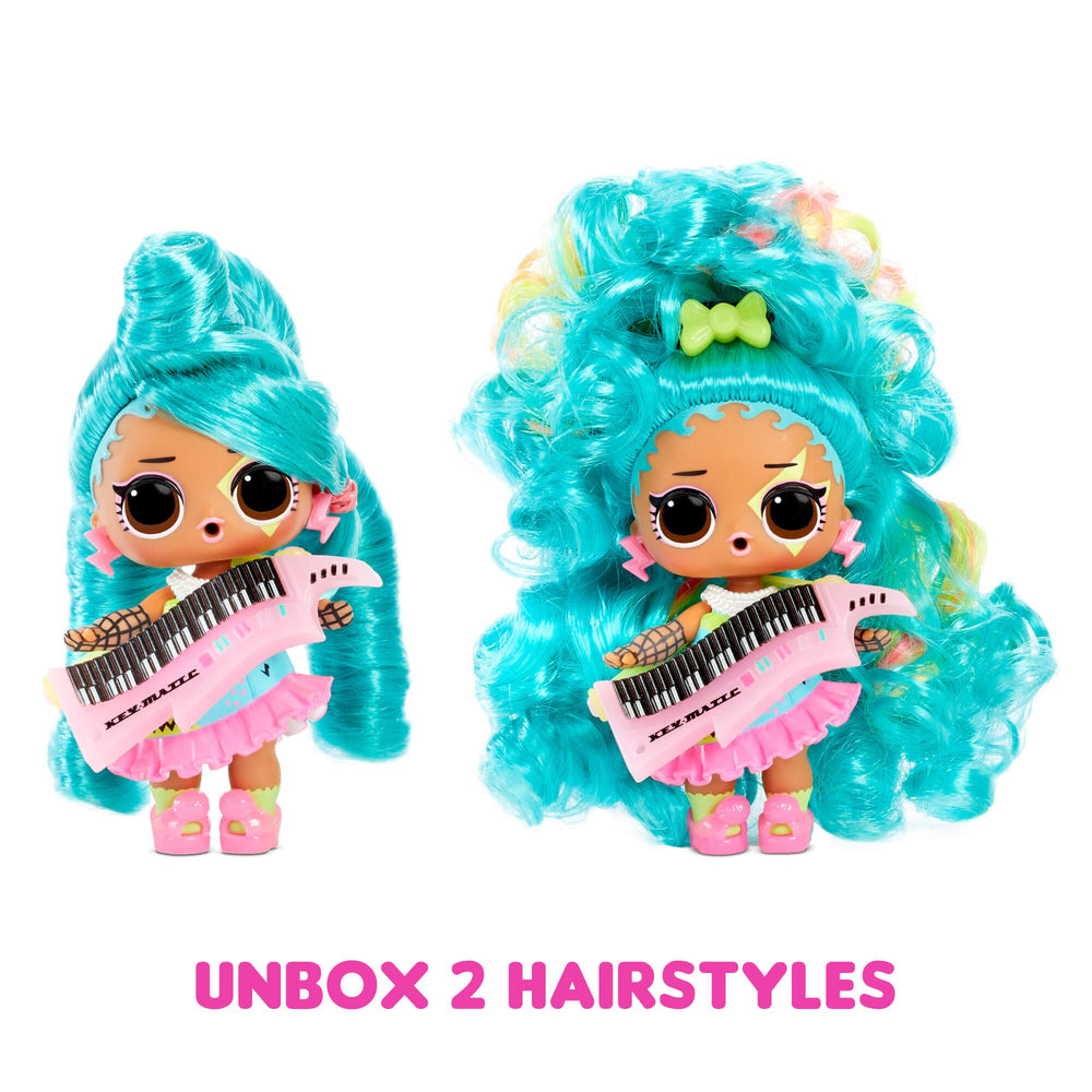 L.O.L. Surprise! Remix Hair Flip doll hair flip reveal with bold new color