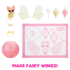 L.O.L. Surprise! Crystal wings attach to the Fairy Tot for sparkly looks