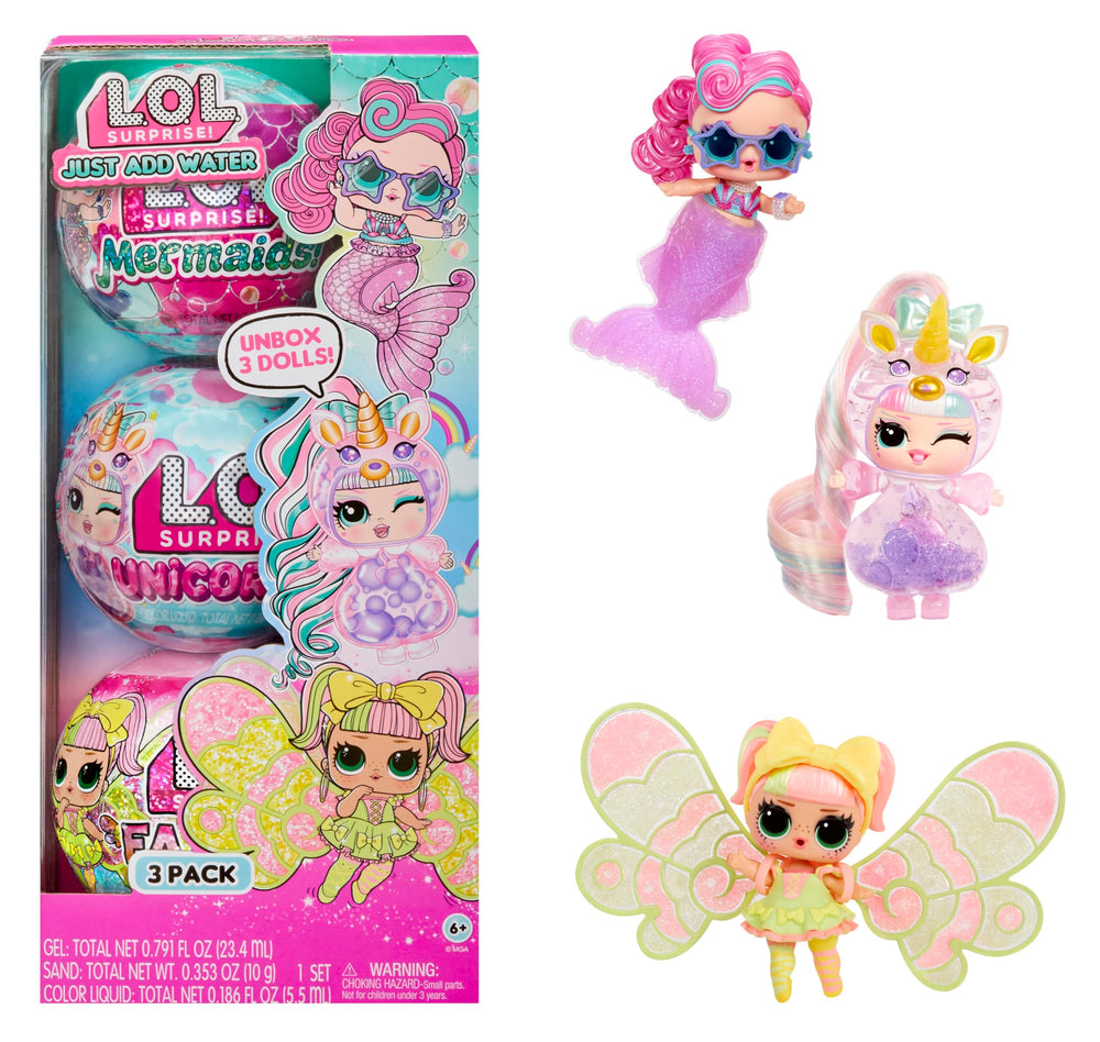 L.O.L. Surprise! Mermaid Tot with color-changing tail for magical play