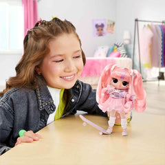 L.O.L. Surprise! Ali Dance doll stand helps stable display and photography.
