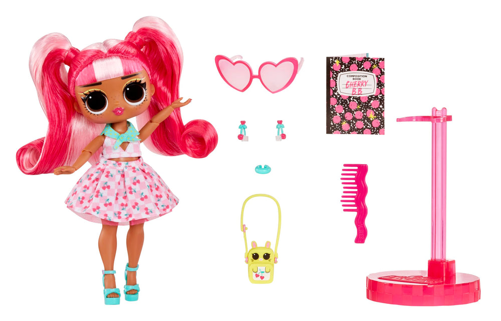 LOL Surprise Cherry B.B. Core Tweens doll with poseable joints and bold fashion.