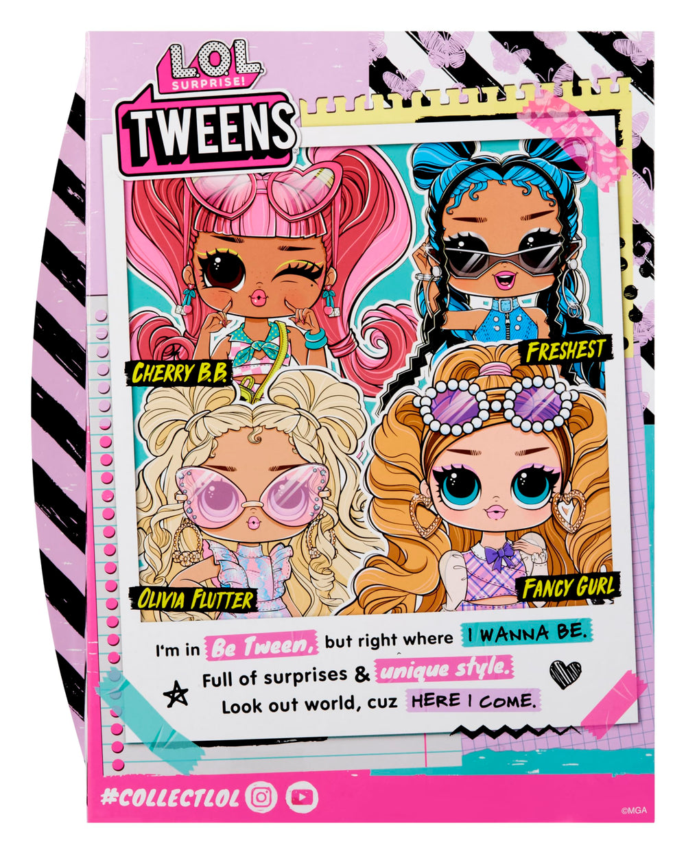 LOL Surprise! Olivia Flutter shoes complete her chic tween look for imaginative play.