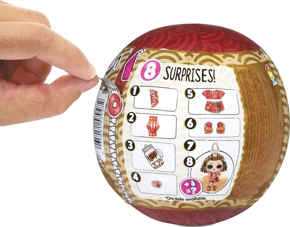 L.O.L. Surprise! Year of the Tiger water surprise reveals during playtime.