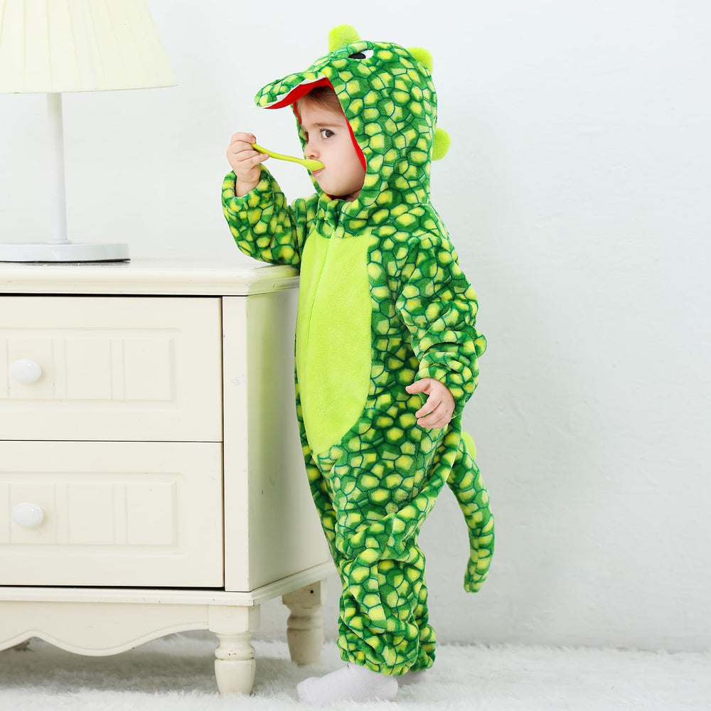LOLANTA 3D dino hood and vivid tail add playful detail.