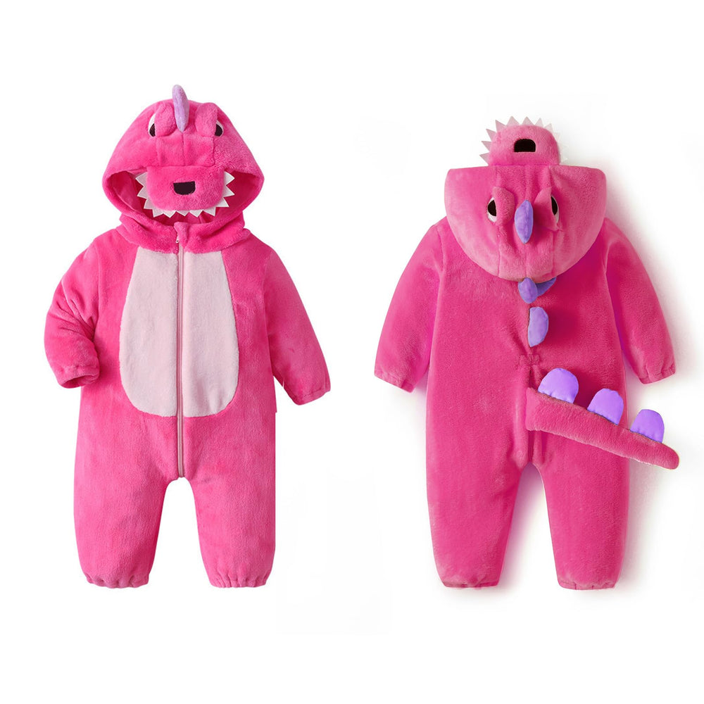LOLANTA dino tail and cuffs detail enhances playful silhouette indoors