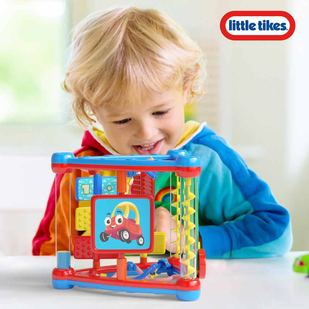 Lollipop Activity Triangle Toy rotating panels to practice fine motor control.