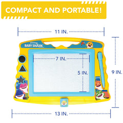 Lollipop Baby Shark drawing board color feature adds vibrant art possibilities
