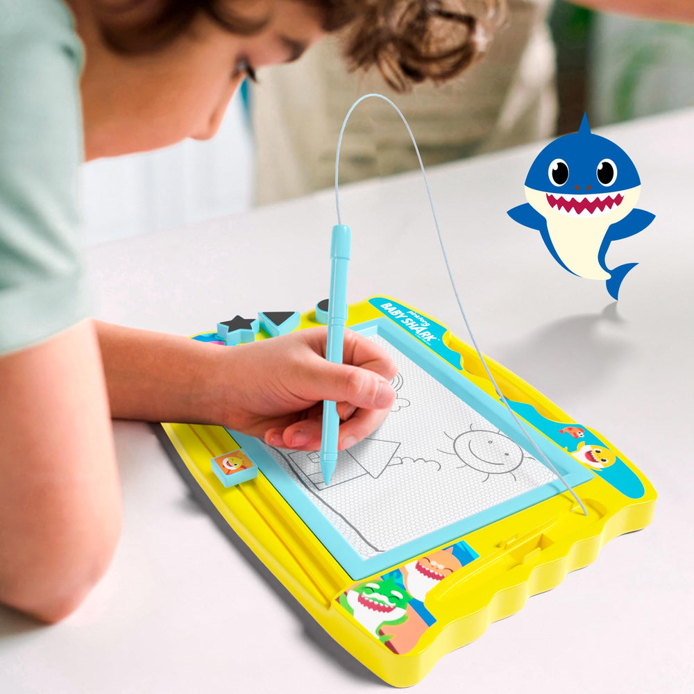 Lollipop Baby Shark drawing board eraser slider for quick reset