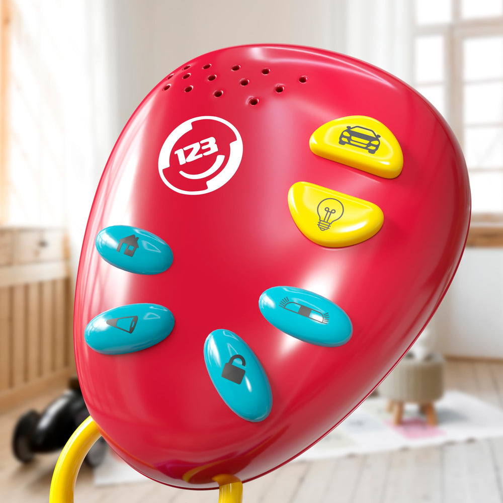 Lollipop Kids Car Keys batteries-included ensure immediate playtime.