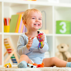 Lollipop Kids Car Keys stroller-toy is travel-friendly for busy days.