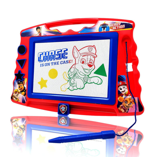 Lollipop Paw Patrol magnetic drawing board blue stylus offers mess-free drawing for kids