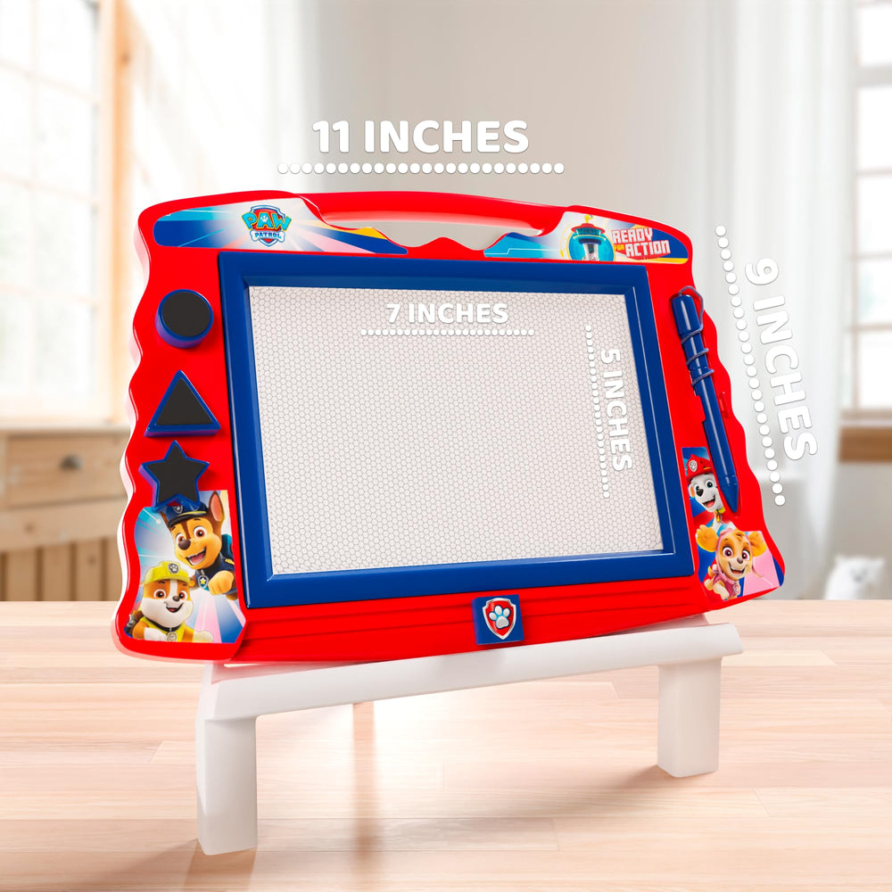 Lollipop Paw Patrol magnetic drawing board stamps shapes for creative play