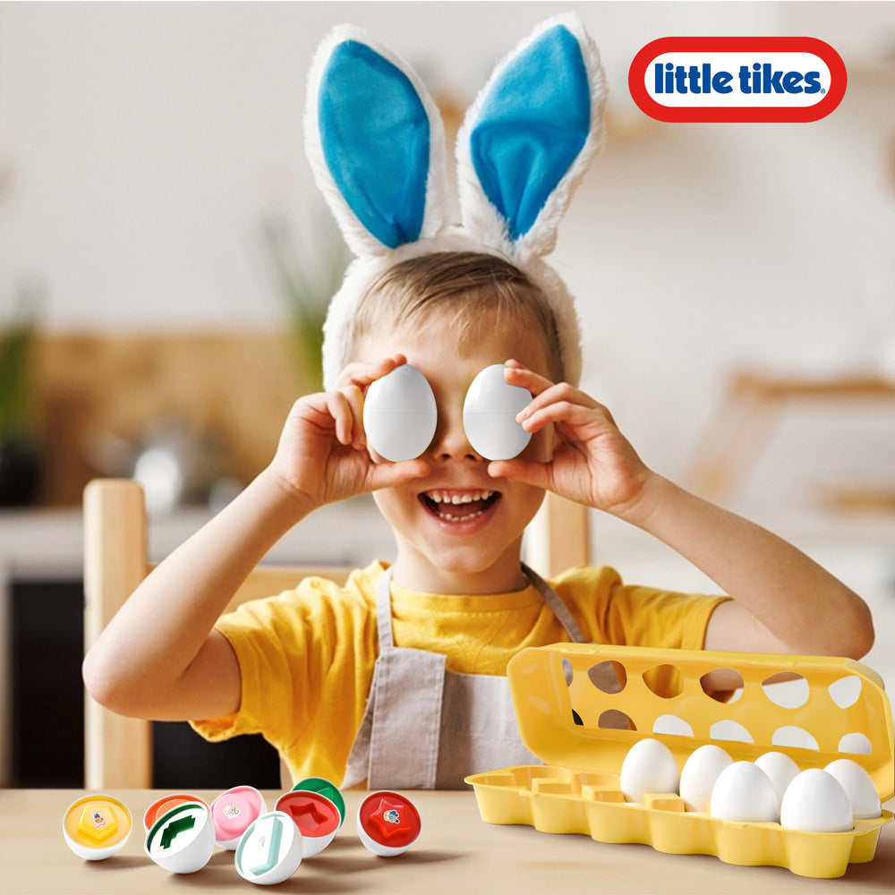 Lollipop egg set supports counting and sorting through varied shapes and colors
