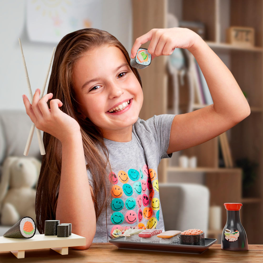 Lollipop Sushi Colorful Sushi Pieces attract attention with vibrant visuals for engaging learning.