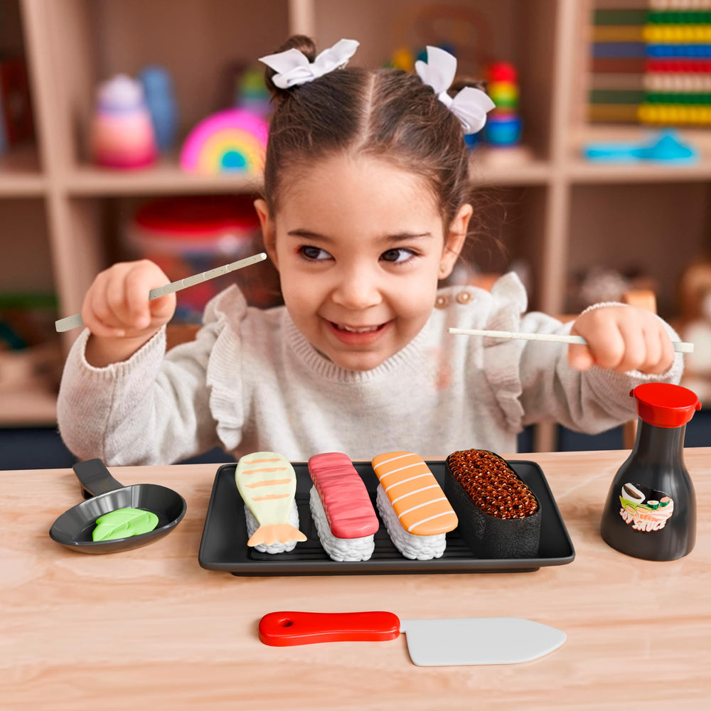 Lollipop Sushi Safe Durable Materials ensure kid-friendly, long-lasting pretend play.