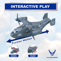 Lollipop V-22 Osprey landing gear for dynamic rescue scenarios.