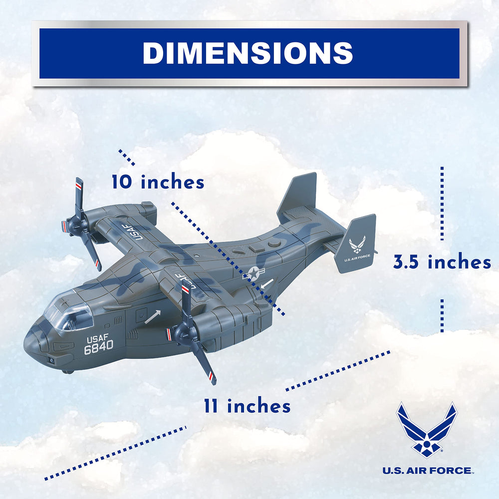 Lollipop V-22 Osprey tail detail with authentic markings for realism.