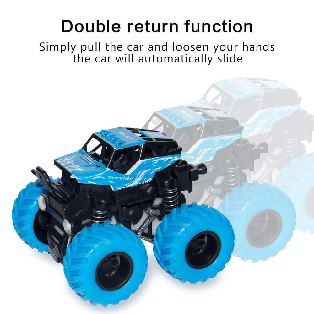 LONANDY Monster Truck Toy β four bright colors help children learn color recognition.
