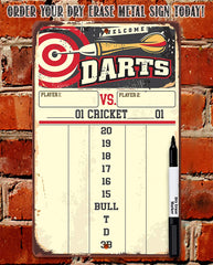 Lone Star Art Dart Scoreboard bold yellow design enhances room vibe