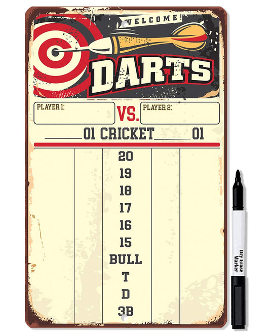 Lone Star Art Dart Scoreboard dry-erase board for clear scores