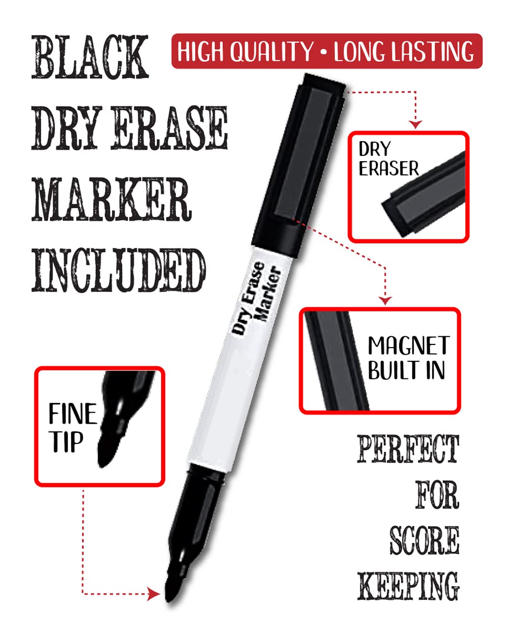 Lone Star Art Dart Scoreboard metal body ensures durability