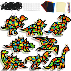 Lonfliness dinosaur suncatchers templates for playful window art