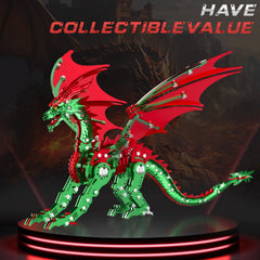 LONGPIN steampunk dragon ornament adds stylish office decor.