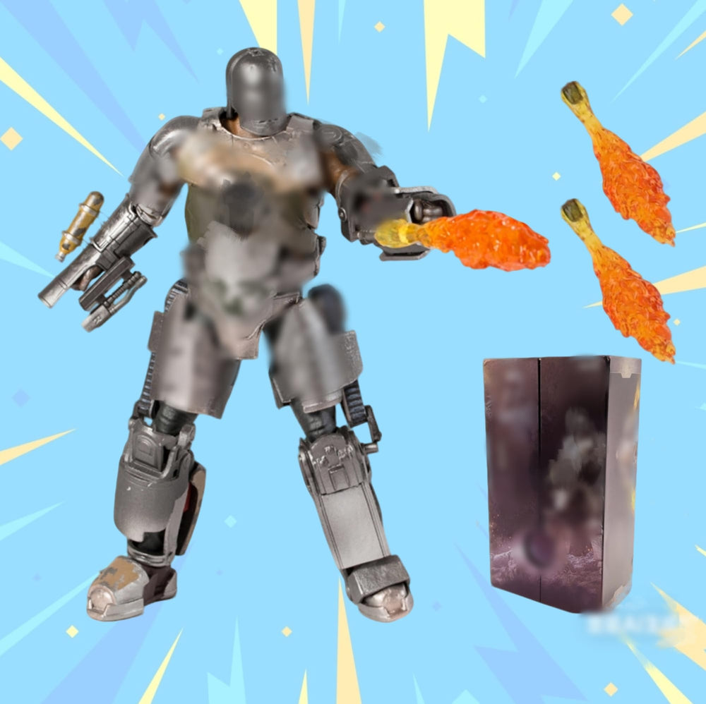 LonullyMege MK1Ironman figure front view for display and collection.