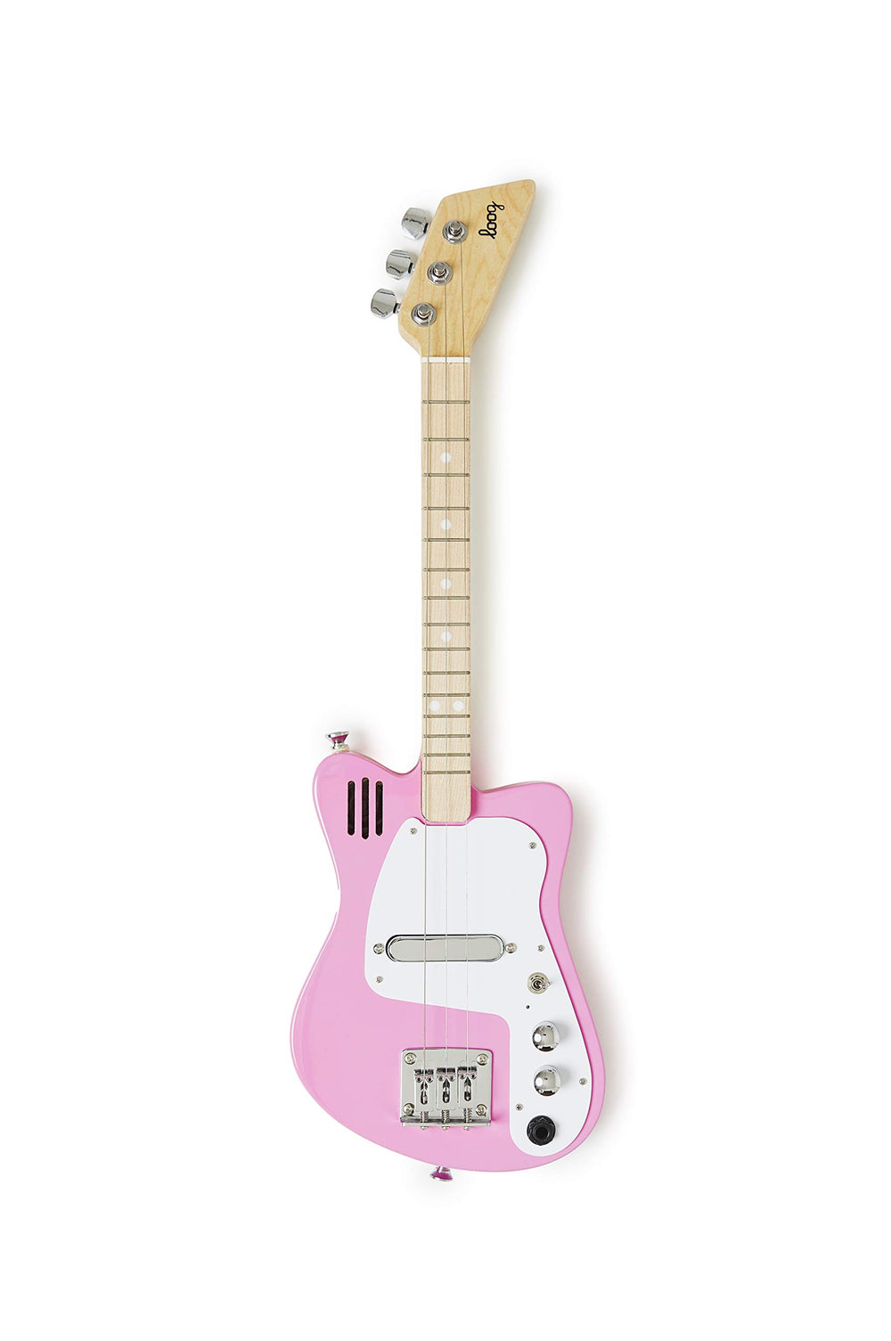 Loog Mini built-in amplifier and speaker for immediate practice at home