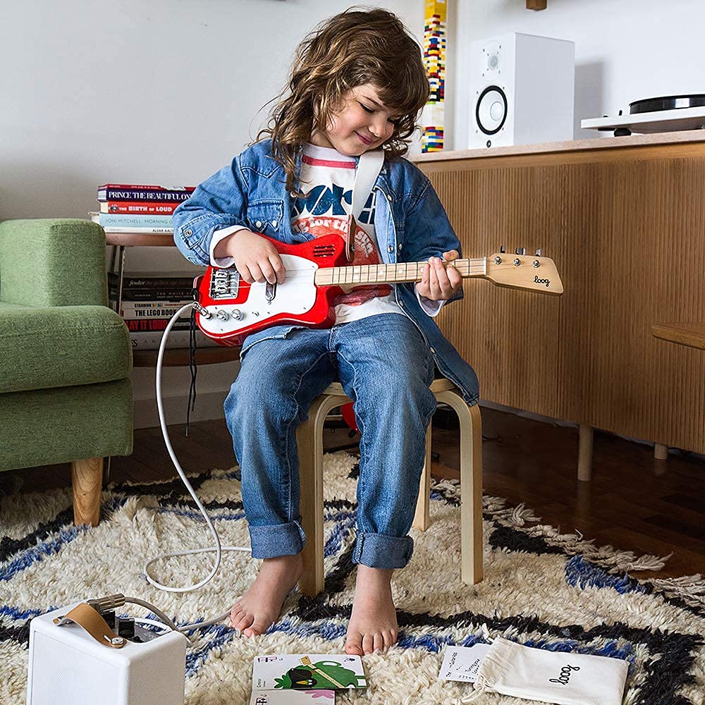 Loog Mini compact design fits small hands and spaces