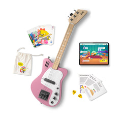 Loog Mini electric guitar for kids front view, beginner-friendly start