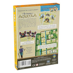 Lookout Agricola 5-6 player extension components display more farmyard options and resources.