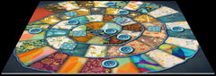 Lookout Patchwork gold-finished festive cover for premium display