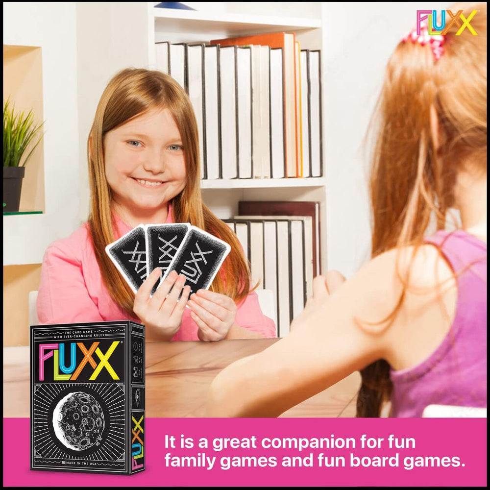 Expansion-ready Fluxx 5.0 adds twists and challenges for experienced players.