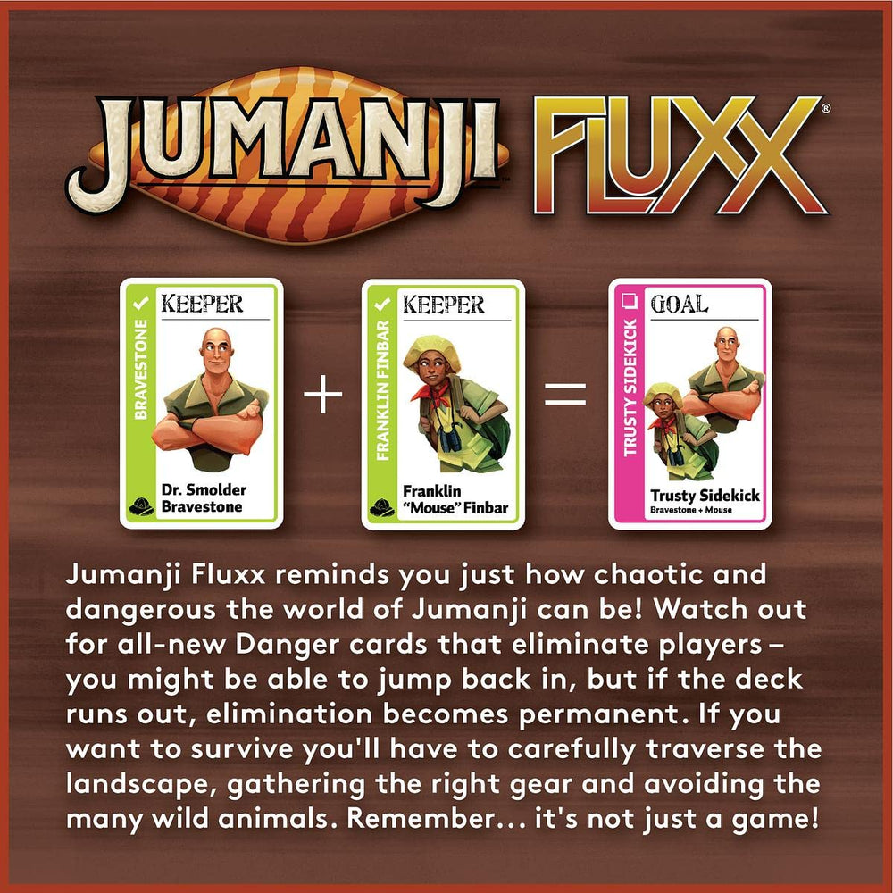 Looney Labs Jumanji Fluxx collectible coin adds a fun keepsake for fans