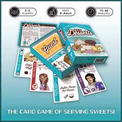 Colorful playing cards spark lively rounds in Looney Labs Just Desserts.